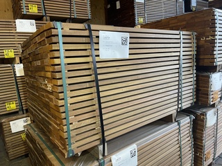 Ca. 220x Guyana Ipé Planken Geschaafd, 25x90mm, lengte 100cm